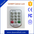 One time password keypad electronic cabinet lock